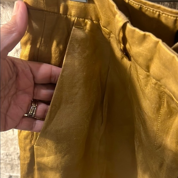 J. Crew high waist bronze colored sateen shorts size 2 - Picture 8 of 13